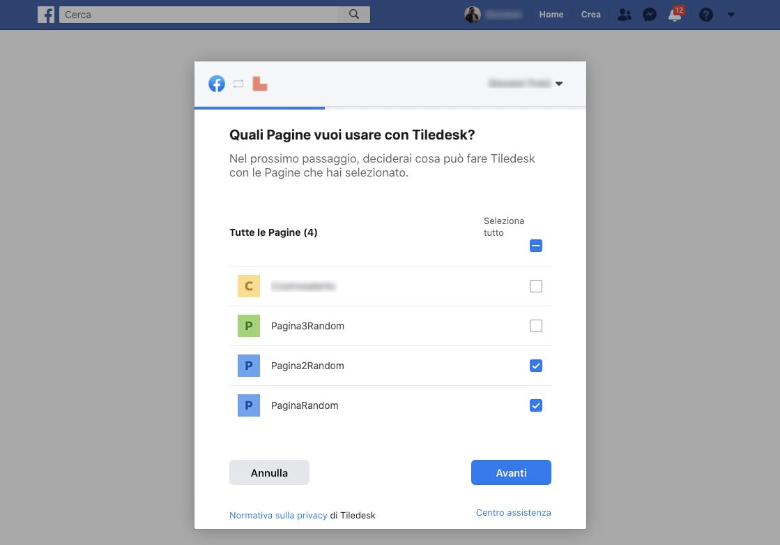 From there, you can also add all Facebook Pages that you want your Webhook to receive events for when people on Facebook Messenger chat with it.